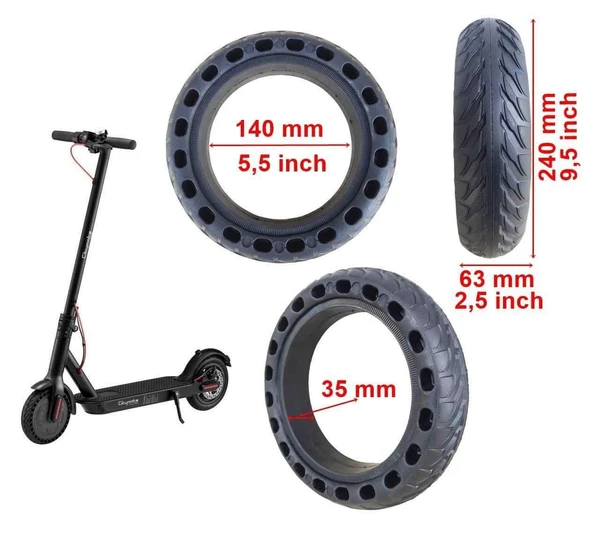 Dış Lastik Dolgu Elektrikli Scooter 10-250 Nıtro ürün görseli 1