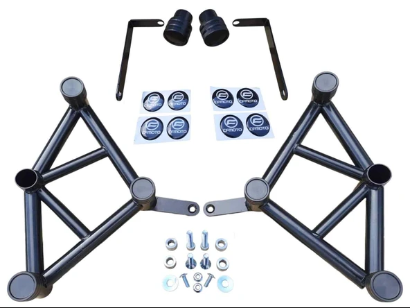 Cf Moto Nk 250 Koruma Demiri Ve Takoz Set Siyah ürün görseli 1