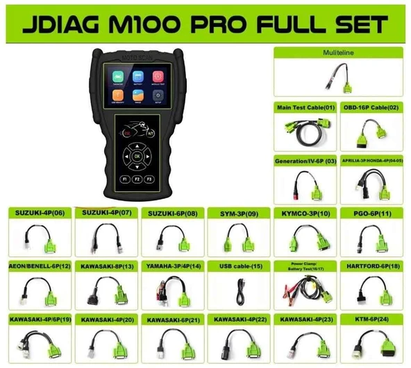 Arıza Tespit Cihazı Üniversal M100Pro 23 Kablolu ürün görseli 1