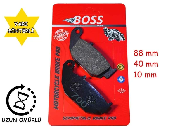 Cf Moto Arka Fren Disk Balatası (Abs) Boss Fa629 Sr250-450 Nk 250 ürün görseli 1