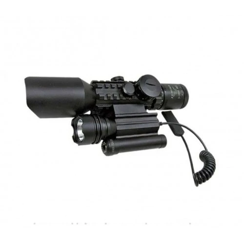 310x42  Zoomlu Av  Dürbünü  Lazeri Zenon Fenerli M9 ürün görseli 1