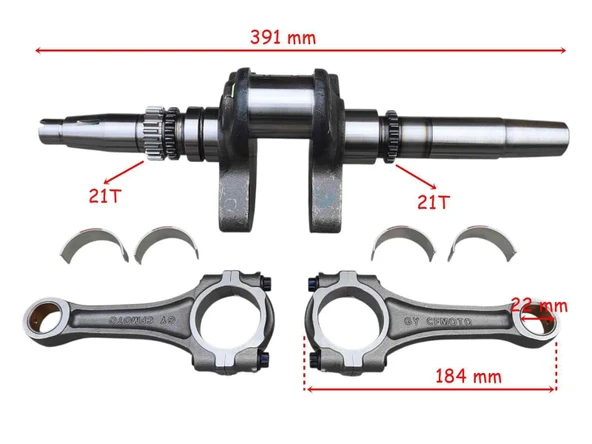 Cf Moto Atv 800-1000 Krank Komple ürün görseli 1