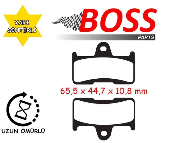 Atv Arka Fren Disk Balatası Boss Fa344 Y.Sinterli Segway 570 C Force 500-625-800 Yamaha Yfm 660 ürün görseli 1