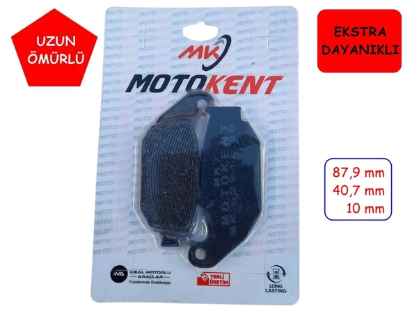 Cf Moto Arka Fren Disk Balatası (Abs) Fa629 Mtk Sr250-450 Nk 250 ürün görseli 1