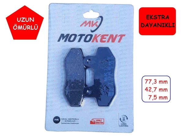 Sevgent Cub-Cg Ön Fren Disk Balatası Fa086 Mtk (Scooter Arka) ürün görseli 1