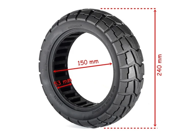 Dış Lastik Dolgu E-Scooter 10X2.75 N043-X Nedong ürün görseli 1