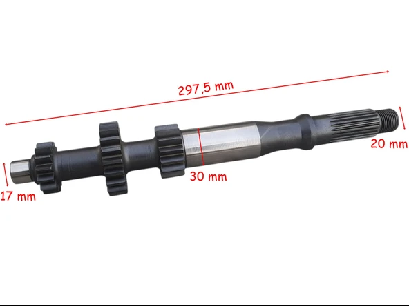Atv Tahrik Mili 14T 20T 15T 297,5 Mm Regal Raptor Promax 650 Öm ürün görseli 1