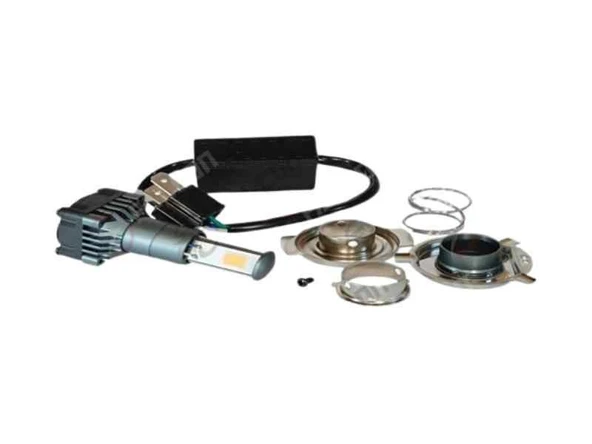 Led Xenon Fanlı H4/Bosh Tip/H7 Uyumlu Beyaz 8500 Lm Voltaj Regületörlü ürün görseli 1