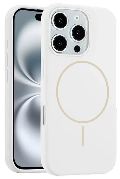 Joko Apple iPhone 16 Pro Max Kılıf Jully Magsafe Kapak - Beyaz ürün görseli 1