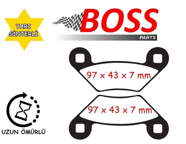 Atv Polaris Fren Disk Balatası Boss Fa475 ürün görseli 1