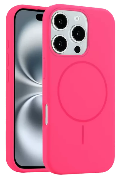 Joko Apple iPhone 16 Pro Max Kılıf Jully Magsafe Kapak - Pembe ürün görseli 1