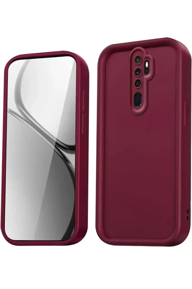 Newface Xiaomi Redmi Note 8 Pro Kılıf Viera Silikon - Bordo ürün görseli 1