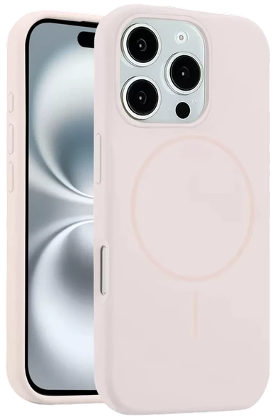 Joko Apple iPhone 16 Pro Max Kılıf Jully Magsafe Kapak - Pudra ürün görseli 1