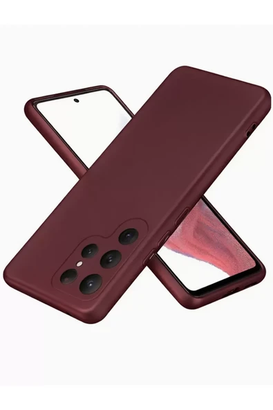 Newface Samsung Galaxy S25 Ultra Kılıf First Silikon - Bordo ürün görseli 1