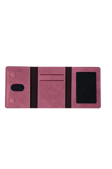 Joko Tema Magsafe Deri Kartlık - Pembe - Resim 3