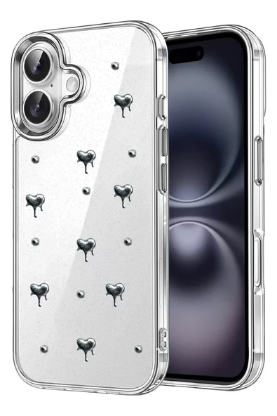 Newface Apple iPhone 16 Fiyonk Desenli Kapak - Desen 1 ürün görseli 1