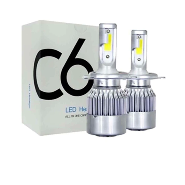 Motorsiklet Led Xenon (Zenon)Fanlı H4 Beyaz (2 Li) ürün görseli 1