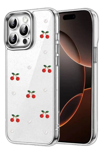 Newface Apple iPhone 15 Pro Max Fiyonk Desenli Kapak - Desen 9 ürün görseli 1