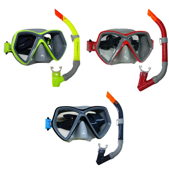 Daphne Snorkel Maske Set - 2189A/113CSB - 1 ADET - Resim 2