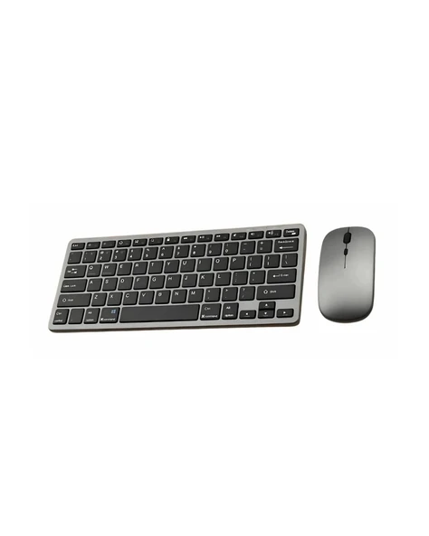 Kablosuz Bluetooth Klavye Mouse Seti Şarjlı Tablet Laptop Uyumlu - Resim 2