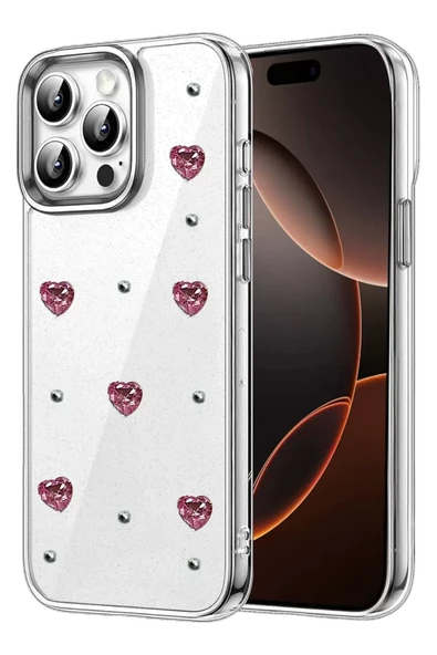 Newface Apple iPhone 15 Pro Max Fiyonk Desenli Kapak - Desen 3 ürün görseli 1
