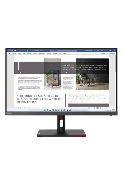 Lenovo 27 Inc Thinkvision S27İ-30 63Dfkat4Tk İps 100 Hz 4Ms Hdmi Vga Monitör ürün görseli 1