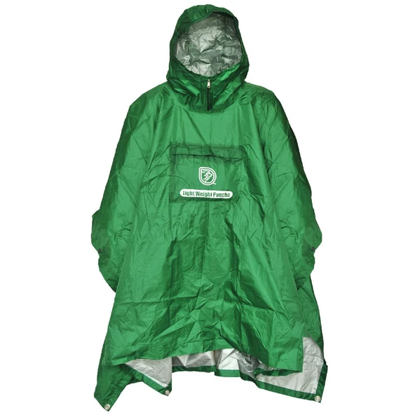 Jr Gear Hafif Su Geçirmez Panço Yağmurluk-YEŞİL ürün görseli 1