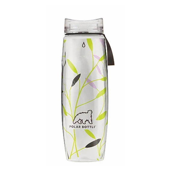 Polar Bottle Ergo Insulated Graphic Termos 0.65 Litre-PEMBE-YEŞİL ürün görseli 1