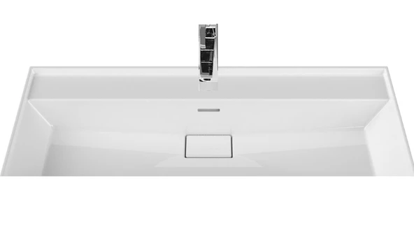 Turkuaz Seramik Sharp Etajerli Lavabo 100 x 48 cm ürün görseli 1