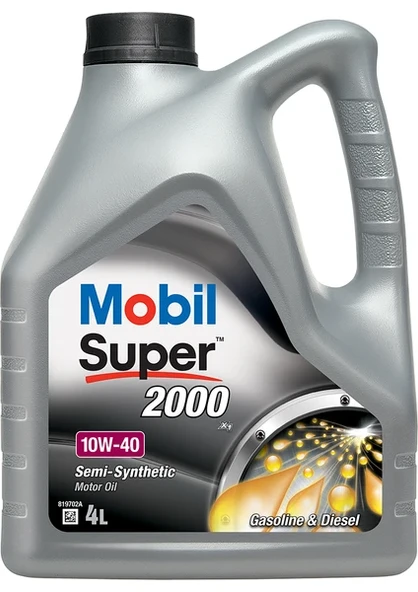 Mobil Super 2000 X1 10W40 Motor Yağı 4 L dizel benzin ürün görseli 1