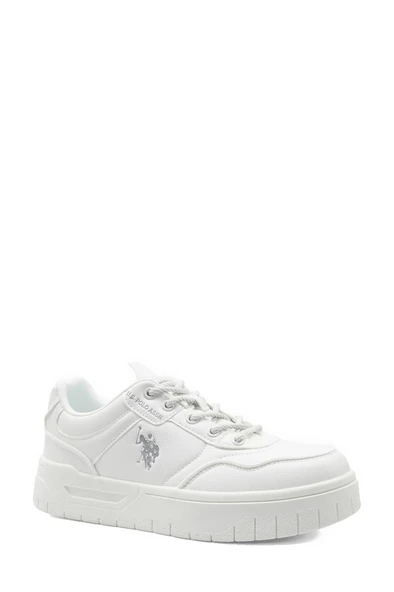 U.S. Polo Assn. CANDY 6FX 102158013 Kadın Sneaker Ayakkabı Beyaz 36-40 ürün görseli 1