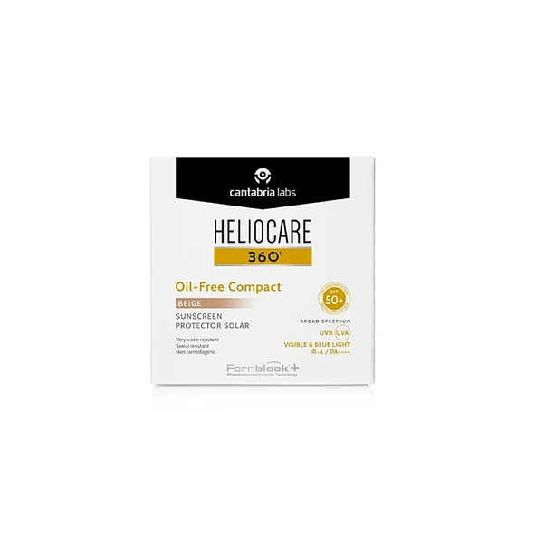 Heliocare 360 Oil Free Compact SPF50+ Beige Güneş Koruyucu 10 g ürün görseli 1
