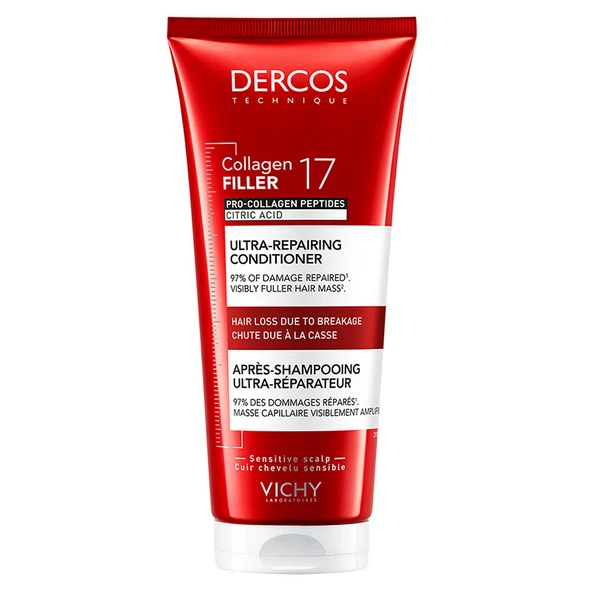 Vichy Dercos Collagen 17 Filler Saç Kremi 200ml ürün görseli 1
