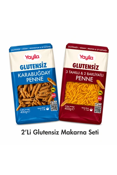 Yayla Karabuğday Penne + 3 Tahıl 2 Bakliyatlı Penne 400 gr ürün görseli 1