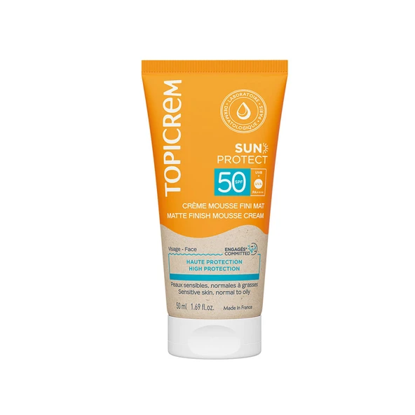 Topicrem Sun Protect SPF50 Mat Güneş Koruyucu Köpük Krem 50 ml ürün görseli 1
