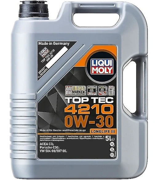 Liqui Moly Top Tec 4210 0W-30 5 lt Motor Yağı - 2026 ürün görseli 1
