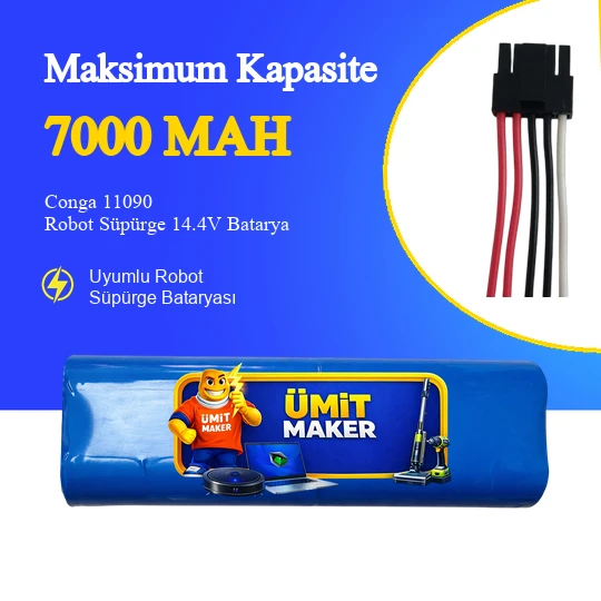 Conga 11090 Robot Süpürge 7000 mAh Batarya ürün görseli 1