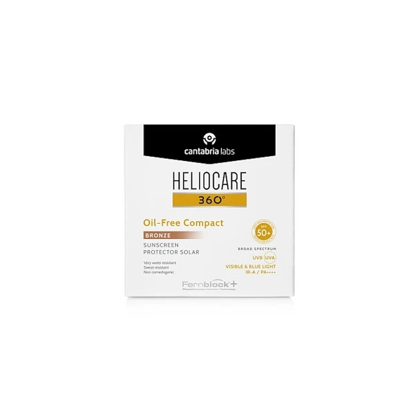 Heliocare 360 Oil Free Compact SPF50+ Bronze Güneş Koruyucu 10 g ürün görseli 1