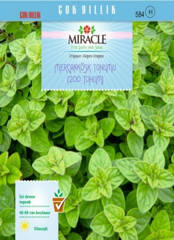 Miracle Mercanköşk Tohumu (200 tohum) ürün görseli 1