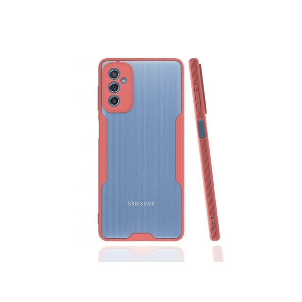 Samsung Galaxy M52 5g Kılıf Platin Silikon - Pembe ürün görseli 1