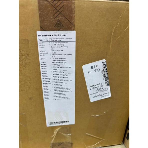 HP ELITEBOOK X FLIP G1I AI B5QX1AV INTEL ULTRA 7-258V 32GB 1TB SSD 14 W11PRO (OUTLET) ürün görseli 1