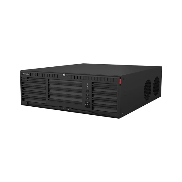 HIKVISION DS-96128NI-M16, 128Kanal, 32Mpix, H265+, 16 HDD Desteği, 4K Kayıt, 400Mbps Bant Genişliği, Metal Kasa, 2 Port GigaBit Lan, RAID 0,1,5,6,10,50,60 NVR ürün görseli 1