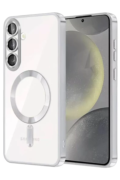 Newface Samsung Galaxy S26 Plus Kross Magneticsafe Kapak - Gümüş ürün görseli 1