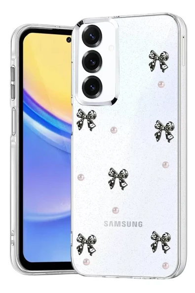 Newface Samsung Galaxy S25 FE Fiyonk Desenli Kapak - Desen 8 ürün görseli 1