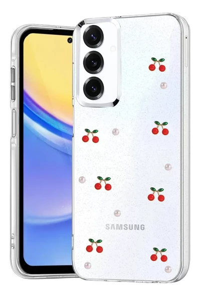 Newface Samsung Galaxy S25 FE Fiyonk Desenli Kapak - Desen 9 ürün görseli 1