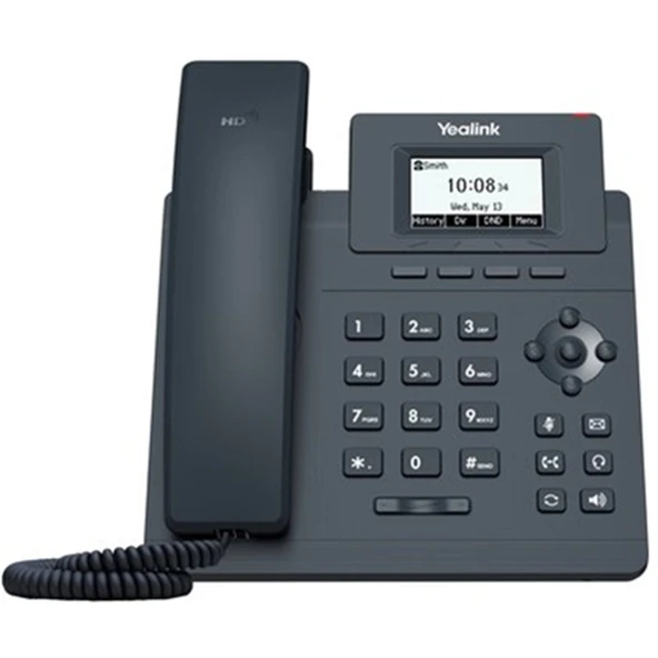 YEALINK SIP-T30P IP POE DESTEKLİ MASAÜSTÜ TELEFON ürün görseli 1
