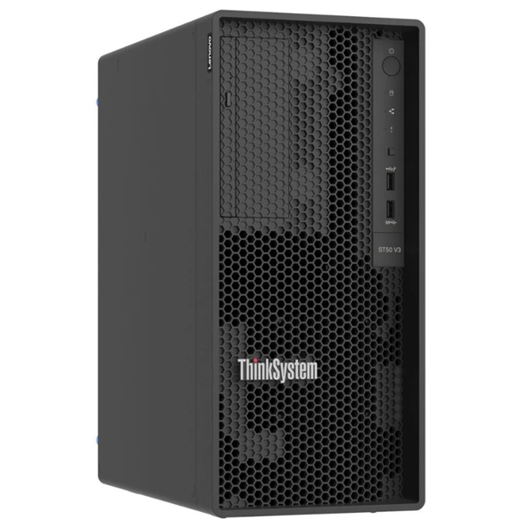 LENOVO THINKSYSTEM ST50 V3 7DF31001EA 1XINTEL XEON 6315P 4C 1X16GB 2X480GB 1X3.5 1X500W ürün görseli 1
