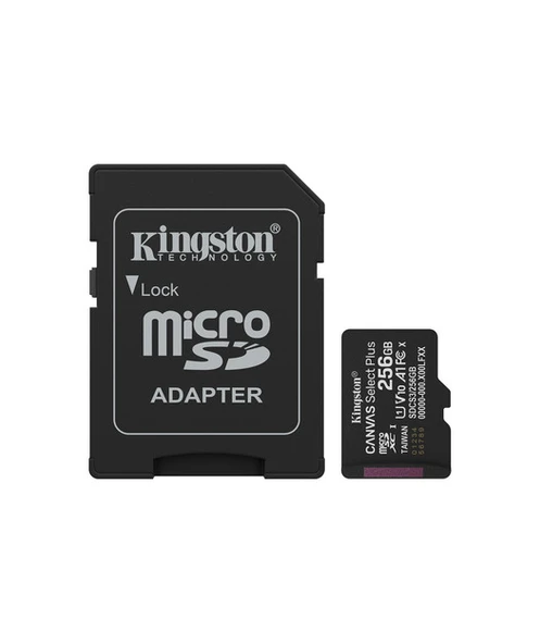 256GB microSDXC Canvas Select Plus Gen3 150MB/s A1 Card + Adapter ürün görseli 1
