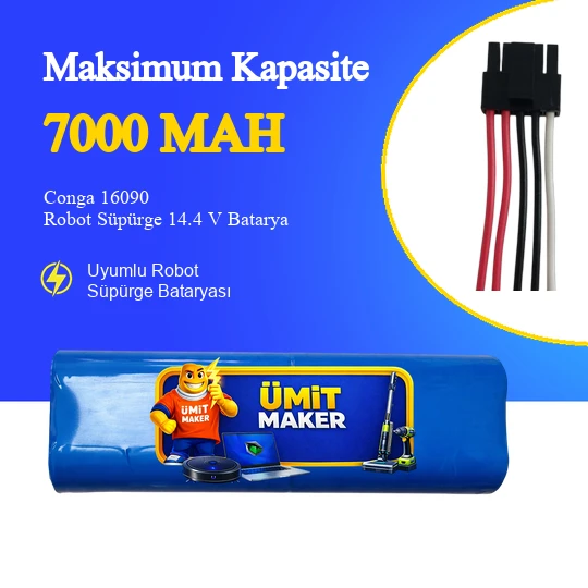 Conga 16090 Robot Süpürge 7000 mAh Batarya ürün görseli 1