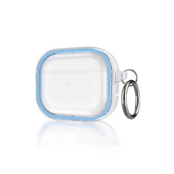 Apple Airpods Pro 2 (2.nesil) Shiny Şeffaf Kılıf - Sierra Blue ürün görseli 1